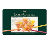 FABER-CASTELL Polychromos Boîte en métal de 36 crayons de couleur
