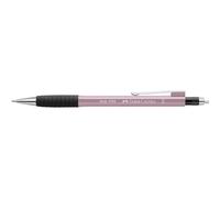 Faber-Castell Porte-mine GRIP 1345 – rose shadows – mine 0,5 mm (dureté B) – gomme intégrée