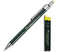 Faber-Castell Porte-mine TK-FINE (stylo unique 0,35, avec mines HB)