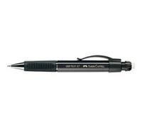 FABER-CASTELL Porte-mines GRIP PLUS 1307, noir-métallique Noir G