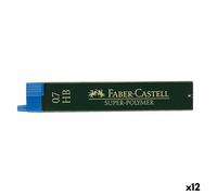 Mines De Porte-Mine - Faber-Castell - Lot De 12 - Hb Superpolymère - 0,7 Mm - Résistantes À La Casse