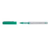 Faber-Castell Roller Free Ink Stylo à bille à encre liquide - Pointe conique 0,5 mm - Largeur de trait extra fine - Clip en métal - Couleur verte G