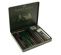 Faber-Castell Set de Crayon Pitt Graphite, Boîte Métal de 19 112973 Multicolore