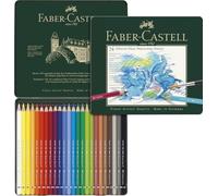 Faber-Castell - Set de crayons aquarellables Albrecht Dürer, 24 pièces | Crayons de couleur aquarellables haut de gamme avec des pigments aquarellables et des couleurs éclatantes