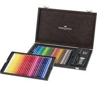 Faber-Castell - Set de Crayons aquarellables Albrecht Dürer, 48 pièces | Crayons aquarellables haut de gamme avec des pigments mis en valeur par l'eau et des couleurs éclatantes, accessoires inclus