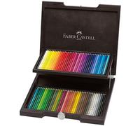 Set de crayons de couleur Polychromos 72 pcs-cassette en bois
