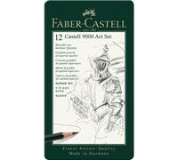 FABER-CASTELL Crayon CASTELL 9000, kit Art de 12