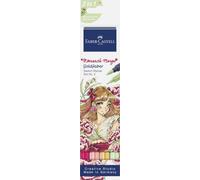 FABER-CASTELL - Set de Goldfaber Sketch Romantic Manga, 4 couleurs | Marqueurs à alcool avec pointe pinceau et pointe fine pour le manga et les illustrations