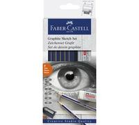 FABER-CASTELL Set d'esquisse GOLDFABER, 8 pièces