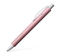 FABER-CASTELL - Stylo à bille Essentio en aluminium rose, recharge B | Corps en aluminium anodisé avec recharge haute capacité indélébile
