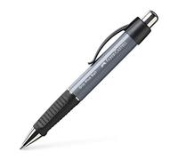 Faber-Castell Stylo à bille rétractable GRIP PLUS – recharge M – gris