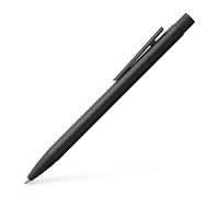 FABER-CASTELL - Stylo à bille Neo Slim noir | Stylo à bille raffiné avec corps métallique fin et recharge grande capacité M