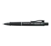 FABER-CASTELL Stylo à bille rétractable POLY BALL VIEW, noir