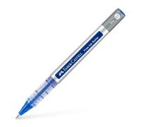 Faber-Castell - Stylo à bille roulante Free Ink bleu 0,4 mm