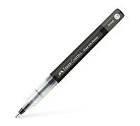 Faber-Castell 348502 - Stylo à bille roulante Free Ink noir, bille roulante 0,2 mm, stylo à encre indélébile