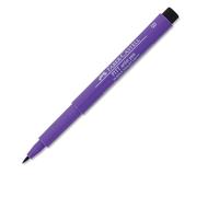 FABER-CASTELL - Stylo à encre Pitt Artist Pen Brush, violet pourpre | Encre de dessin résistante à l'eau et à la lumière, stylo pinceau pour illustrations et projets créatifs