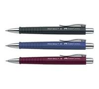 FABER-CASTELL Stylo à bille rétractable POLY BALL, noir
