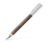 Faber-Castell 148173 - Stylo plume AMBITION Cocos, largeur de plume B, emballage cadeau et convertisseur inclus