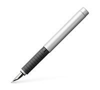 Faber-Castell – Stylo plume Essentio Métal mat – plume M – argent