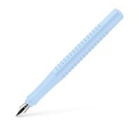 FABER-CASTELL - Stylo plume GRIP 2010, plume B Sky Blue | Stylo plume avec zone de préhension ergonomique et plume en acier inoxydable pour une écriture particulièrement douce