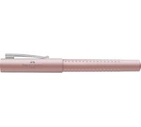 FABER-CASTELL - Stylo plume GRIP 2011, plume B, rose pâle | Stylo plume avec zone de préhension ergonomique et plume en acier inoxydable pour une écriture particulièrement douce