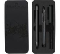 FABER-CASTELL Stylo plume M/KS Set Hexo noir