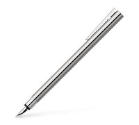 Faber-Castell – Stylo plume NEO Slim – Acier inoxydable brillant – Largeur de plume M