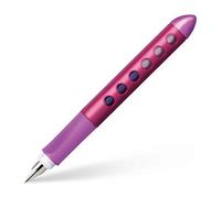 FABER-CASTELL - Stylo plume scolaire Scribolino pour droitiers, mûre | Stylo plume ergonomique pour débutants avec plume A