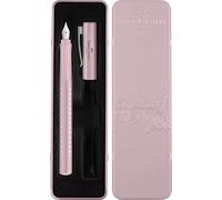 Faber-Castell - Stylo plume Sparkle Rose, plume M, coffret cadeau