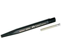 Faber-Castell Stylo rotatif avec gomme en verre (1 stylo + 10 mines de rechange)