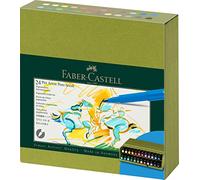 FABER-CASTELL - Stylos à encre Pitt Artist Pen Brush, de 24 pièces