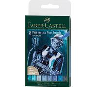 FABER-CASTELL - Stylos à encre Pitt Artist Pen Brush The Blues