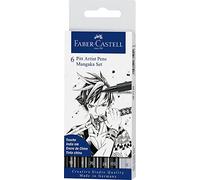 FABER-CASTELL Feutre encre de Chine PITT artist pen étui 6