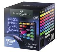 FABER-CASTELL Surligneur TEXTLINER 1546, en set de bureau