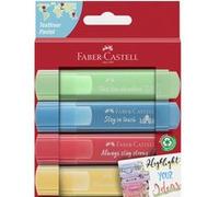 Etui 4 Surligneurs - Couleurs Pastel - Faber-Castell - Textliner 46
