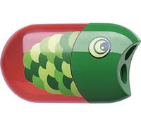 Faber-Castell Taille-crayon Poisson double – rouge/vert