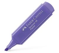 Faber-Castell Textliner 46 Surligneurs Pastel Lilas - Pointe Biseautée 1-5 mm - Lot de 10