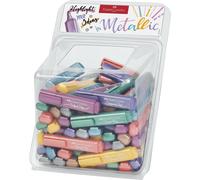 FABER-CASTELL Textmarker TL 46 Metallic Würfel 100x