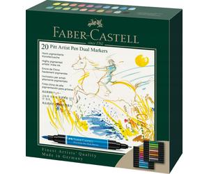 FABER-CASTELL Tuschestift PAP Dual Marker 20er Etui