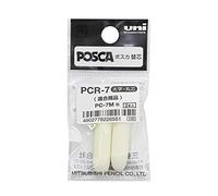 FABER-CASTELL Uni-Ball 181390 Lot de 2 Pointes de Rechange pour marqueur Uni Posca avec Pointe Ogive Large Blanc