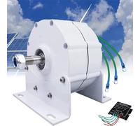 Fablestoryem Générateur d'aimant Permanent 12000W sans engrenage, générateurs alternateurs AC à Basse Vitesse 12V-220V avec Utilisation de Base pour la Turbine éolienne Turbine,120V