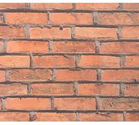 Fablon Rouleau de Plastique autoadhésif Motif Briques Rouges 45 cm x 2 m