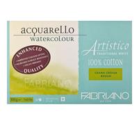 Fabriano Artistico White- Bloc31x41-300g- 20 Feuilles-Grain Torchon