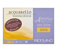 Fabriano Artistico X White-Bloc18x26-300g-20feuilles-Grain Fin