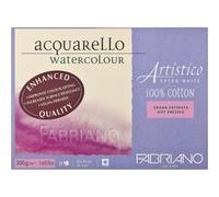 Fabriano Artistico X White- Bloc26x36-300g-20feuilles-Grain Satiné