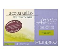 Fabriano Artistico X White- Bloc31x41-300g- 20 Feuilles-Grain Torchon
