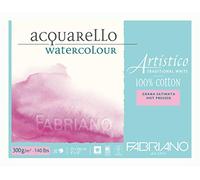 Fabriano ATW BL 4CO Papier aquarelle 23 x 30,5 cm Blanc 30002330
