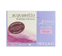 Fabriano Artistico X White- Bloc26x36-300g-20feuilles-Grain Satiné