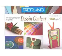 FABRIANO Pochette Dessin Coul. Vives 160g 24 * 32