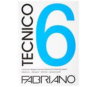 FABRIANO - TECNICO 6 - Bloc 25x35 cm - 240 gsm - 20 feuilles surface lisse